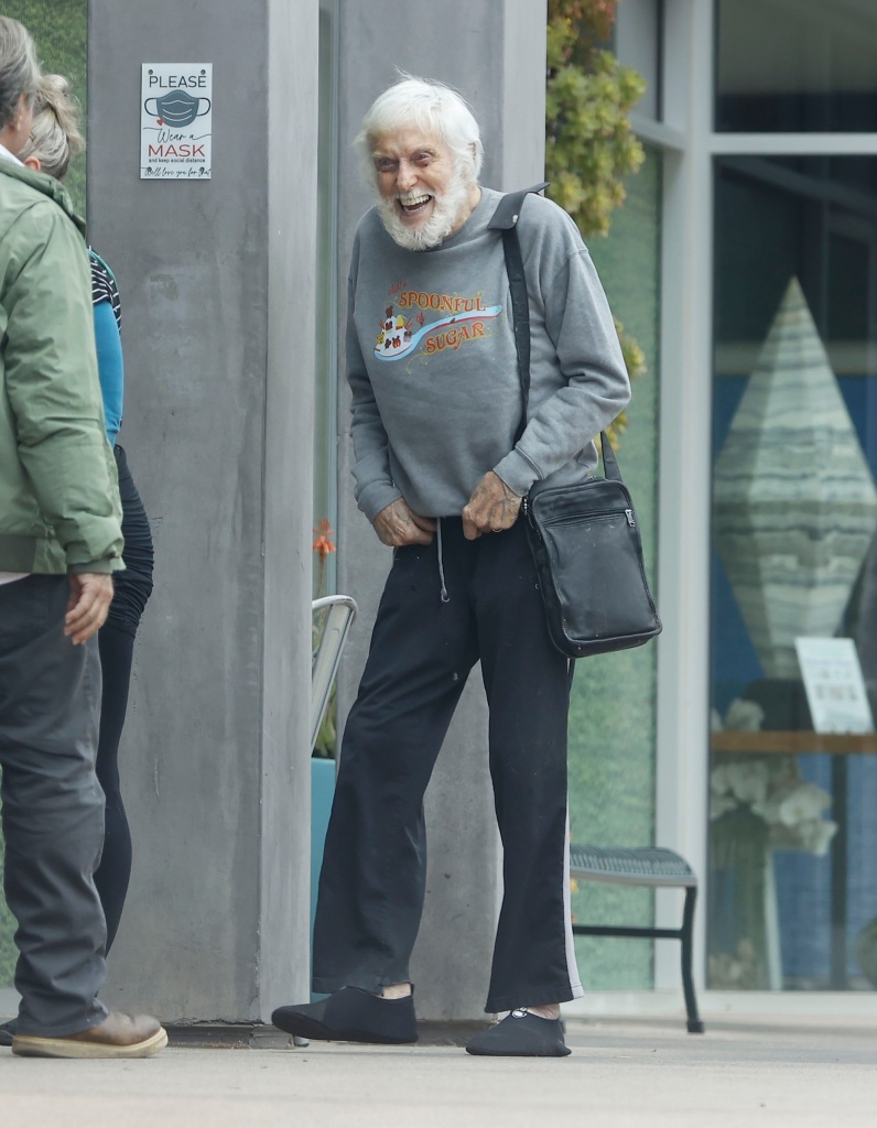 Van Dyke looked fit and healthy after finishing a fitness class at a Malibu gym. 