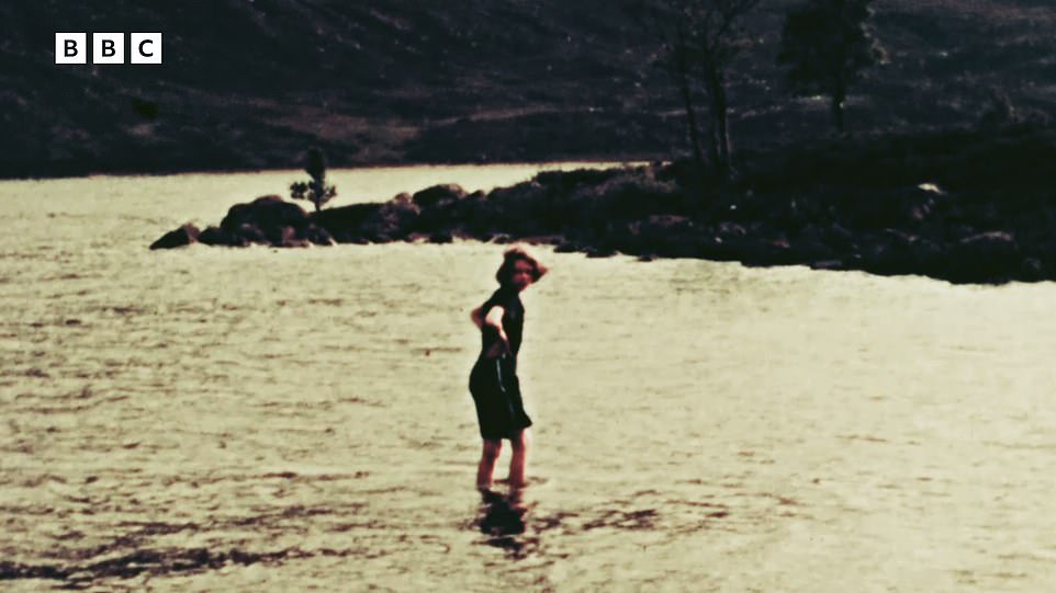 In unseen footage released by Buckingham Palace and the BBC ahead of their anniversary next week, the then 12-year-old Queen skims stones, runs around with Princess Margaret and looks utterly carefree during a summer break at Balmoral in 1938