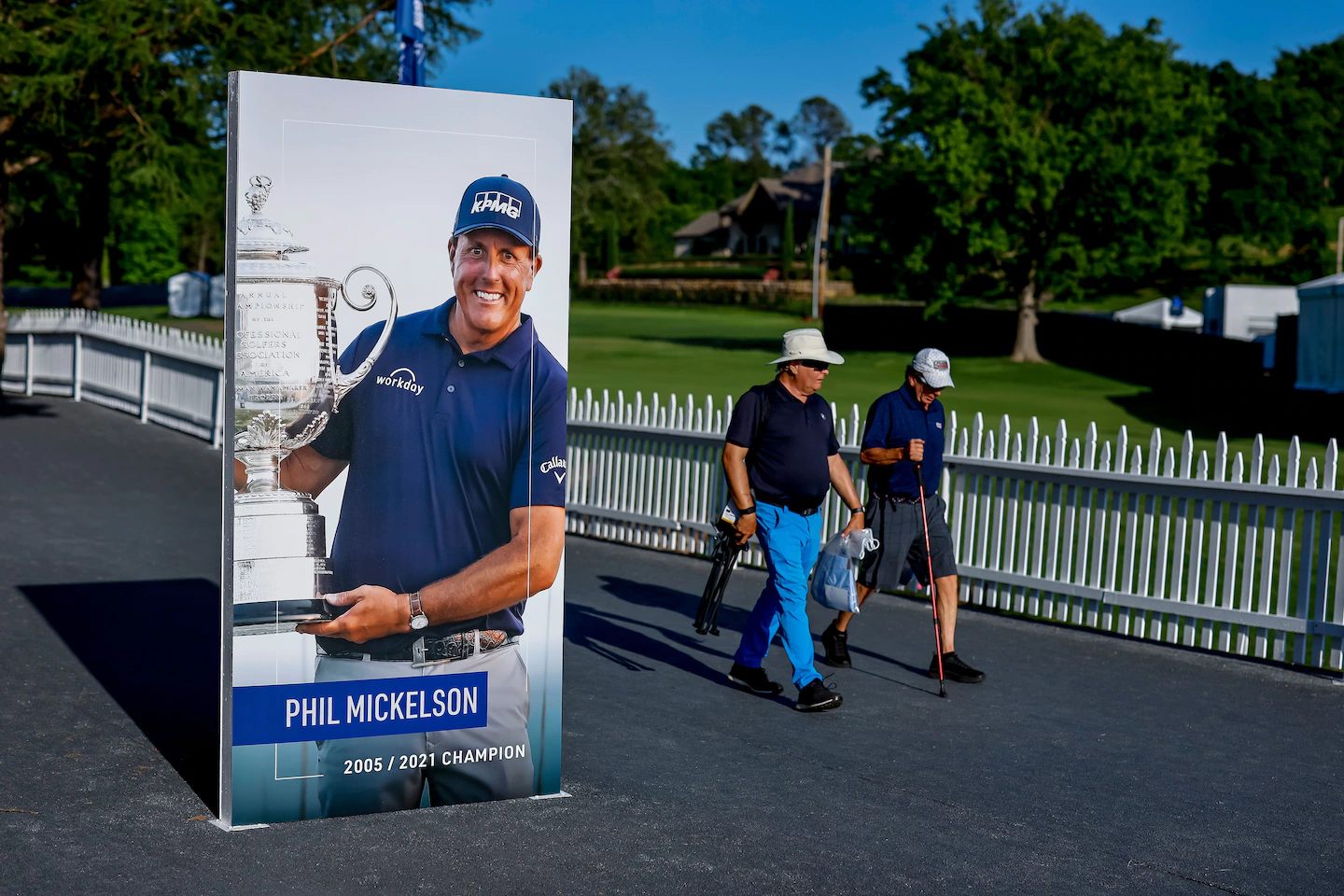 At the PGA Championship, Phil Mickelson's absence is an 'elephant in the room'

