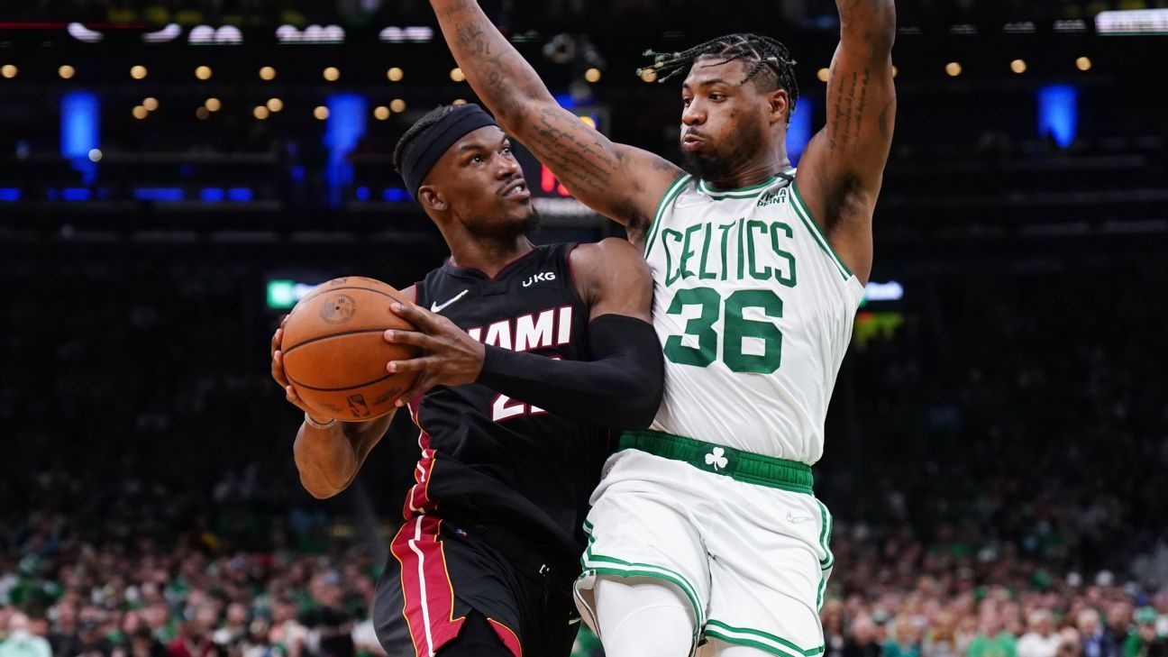 Miami Heat survives Jimmy Butler exit to grab a brave win over the Boston Celtics in Game 3

