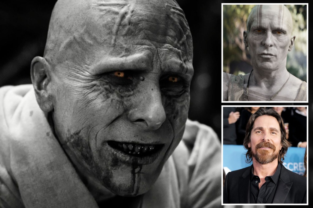 Christian Bale as Gorr the God Butcher in the upcoming Thor movie