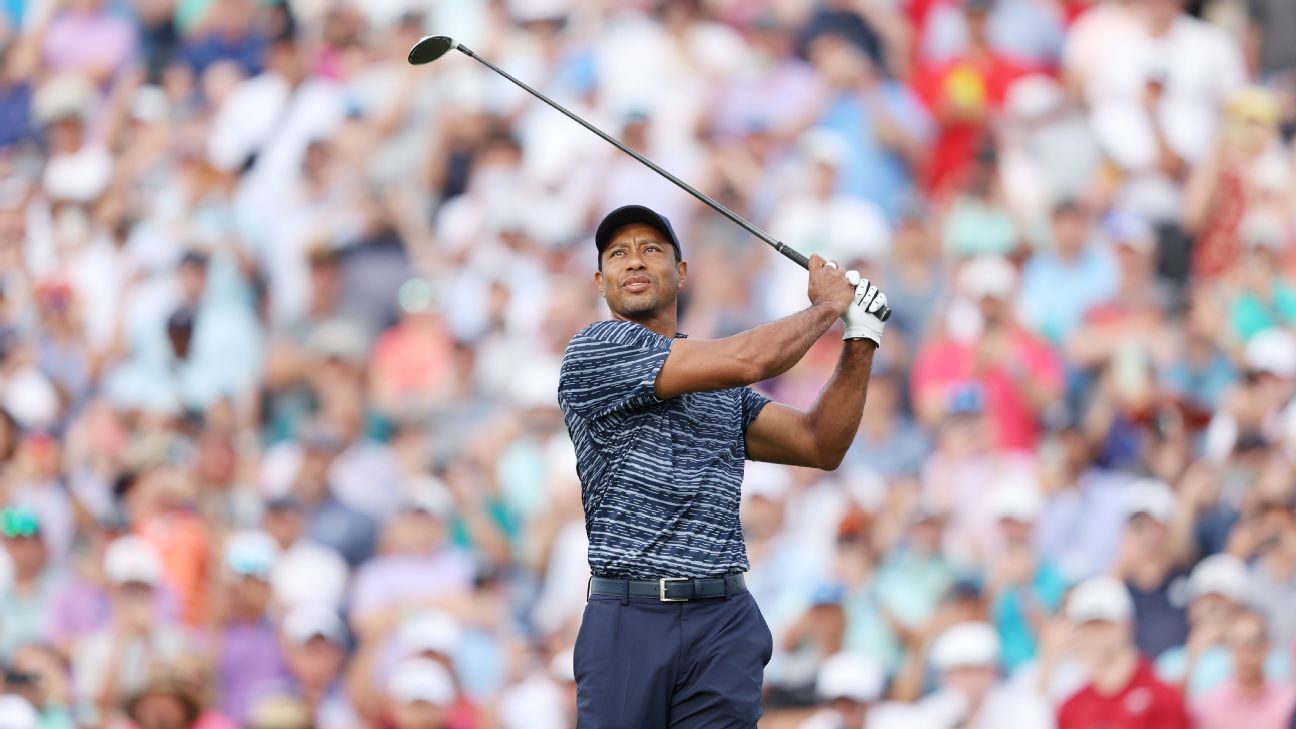Tiger Woods is back in action and so is he doing at the PGA Championship

