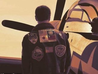 Top Gun: Maverick has evaded Chinese censorship and restored the Taiwanese flag to the back of Tom Cruise's jacket (pictured)