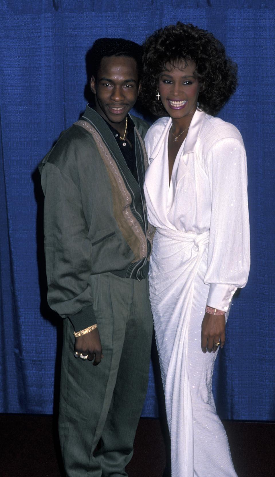 Bobby Brown and Whitney Houston (Photo by Ron Galella/Ron Galella Collection via Getty Images)