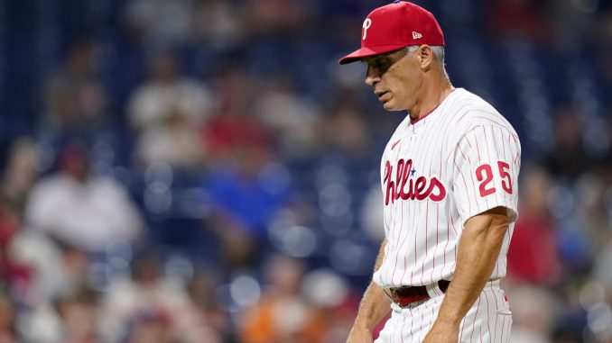 Phillies have had to fire Joe Girardi as manager, but their worries remain

