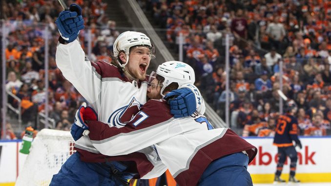 Avalanche beat the Oilers 4-2 to take a 3-0 lead in the series

