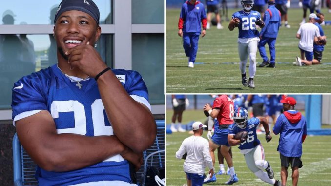 Saquon Barkley feels like an old me before reinventing his Giants

