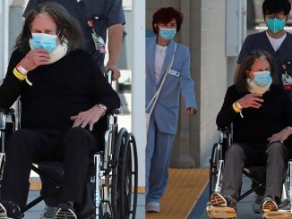 Ozzy Osbourne, 73, "feels good" as he leaves hospital in a wheelchair after undergoing "major" surgery with wife Sharon