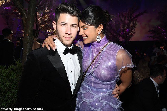 New parents: Chopra and her husband Nick Jonas welcomed Malti as a surrogate earlier this year;  pictured January 2022