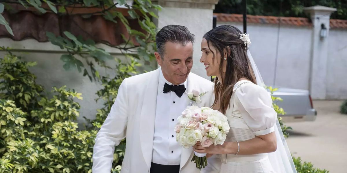 Andy García and Adria Arjona in 2022's Father of the Bride.
