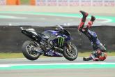 Crash of Fabio Quartararo, MotoGP racing, Dutch MotoGP.  June 26th