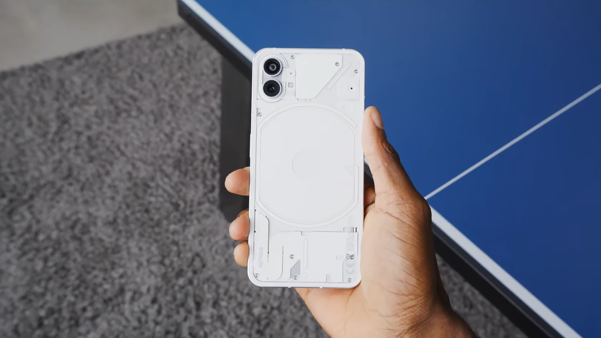 Nothing Phone 1 hands over MKBHD