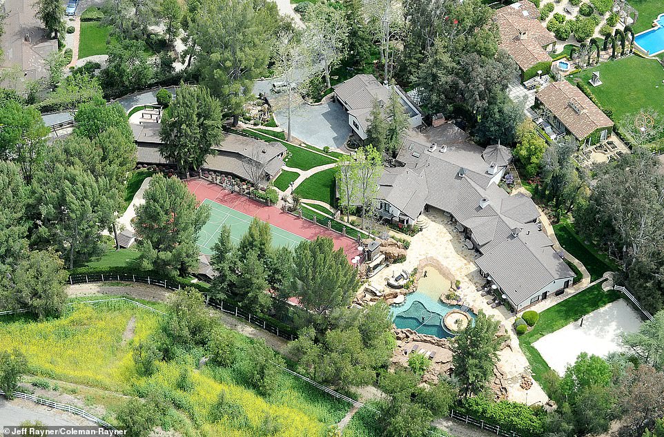 Opulent: He named the sprawling property YOLO (You Only Live Once) after his 2011 hit The Motto