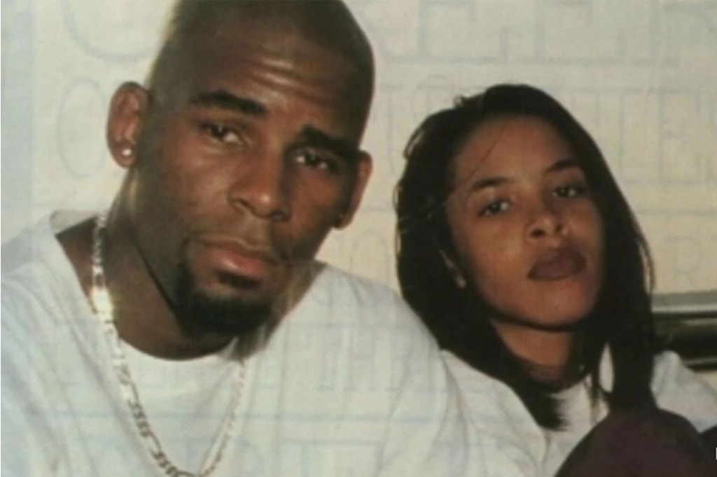 R Kelly with Aaliyah