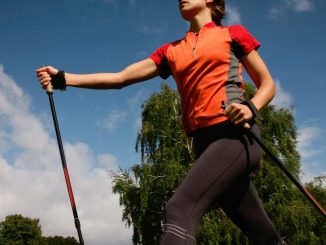 Patients with coronary heart disease who did Nordic walking for 12 weeks had a greater increase in the ability to perform everyday activities than those who did interval training, a study said.