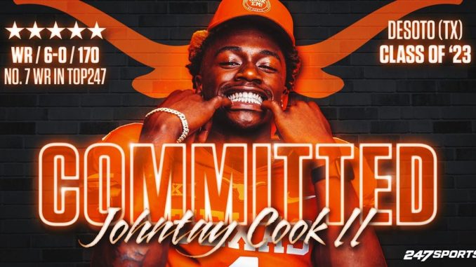 Five-star wide receiver Johntay Cook commits to Texas

