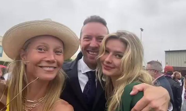 Congratulations!  Gwyneth Paltrow and ex Chris Martin were the proud parents as they attended their daughter Apple's high school graduation