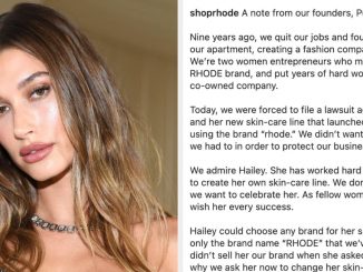 Hailey Bieber sued by minority shareholder over skincare line Rhode