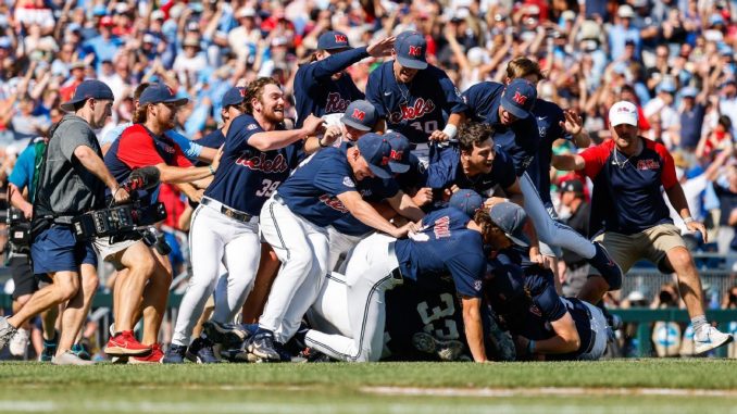 Men's College World Series - Magical Ride concludes with first title for Ole Miss Rebels

