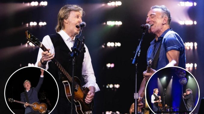 Paul McCartney brings Bruce Springsteen and Jon Bon Jovi on stage at MetLife performance

