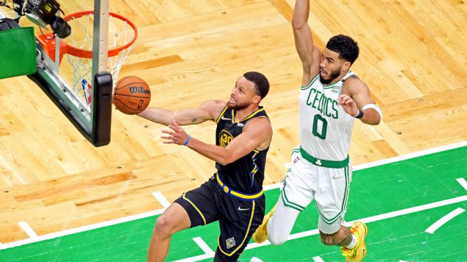 Stephen Curry's 43 points help Golden State beat Celtics in NBA Finals

