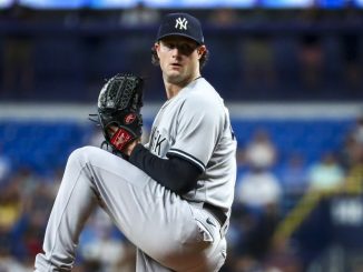 The Yankees win their 50th game of the season 4-2 after Gerrit Cole loses the no-hit bid