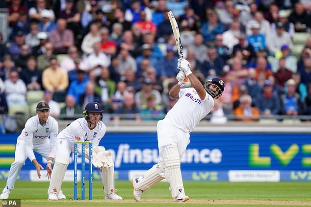 Pant smashed six fours and a six in front of England spinner Jack Leach to turn the momentum