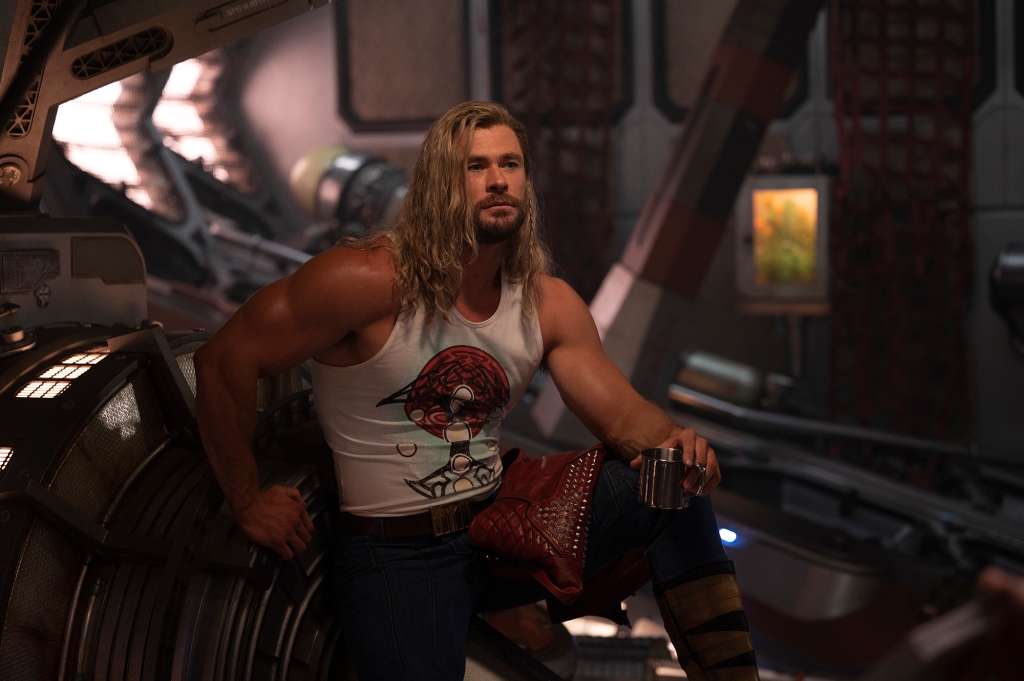 Chris Hemsworth as Thor at Marvel Studios "Thor: Love and Thunder."