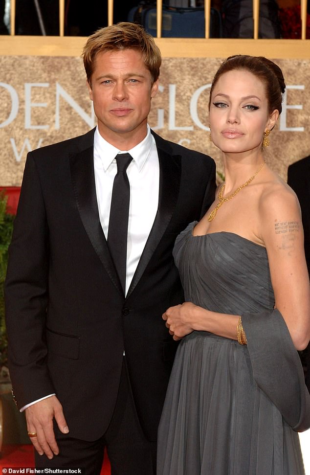Exes: Elsewhere in his GQ interview, Brad offered a somber assessment of the human condition as he moves on after the collapse of his five-year marriage to actress Angelina Jolie (pictured in 2007).