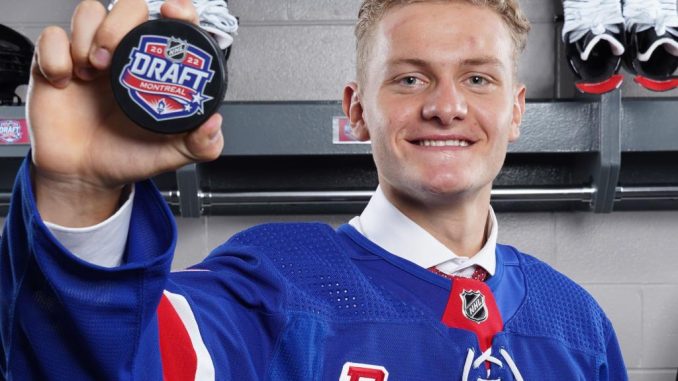 The Rangers are focused on the center position on Day 2 of the NHL draft

