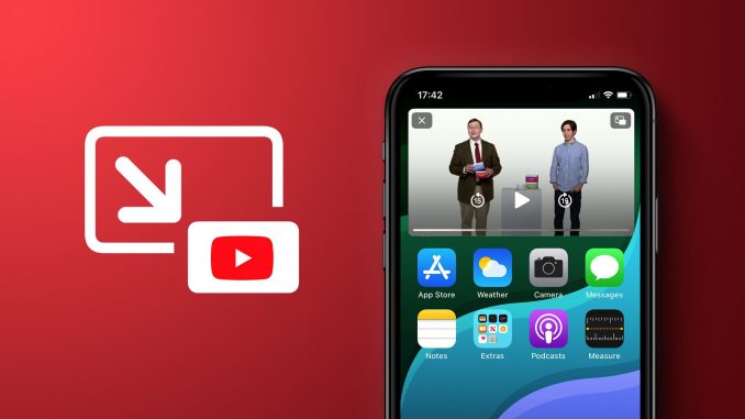 YouTube rolls out picture-in-picture support on iOS for all US users and premium users worldwide

