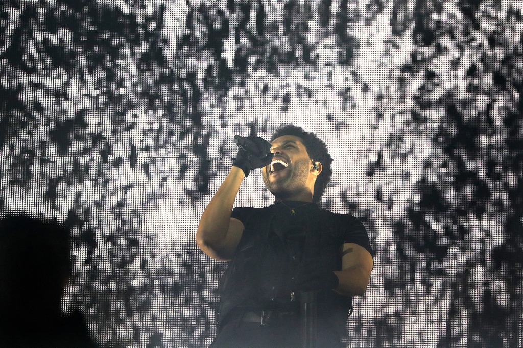 Swedish House Mafia x The Weeknd perform at Coachella 2022 Weekend 1 on Sunday April 17, 2022.