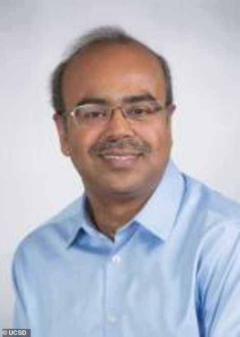 dr  Anjan Debnath (pictured), a parasitic disease expert at the University of California, San Diego, told DailyMail.com that people should avoid swimming in freshwater lakes and rivers this summer, and if they do, they should Use nose plugs to stop water getting in