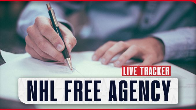 NHL Free Agent Day Signings

