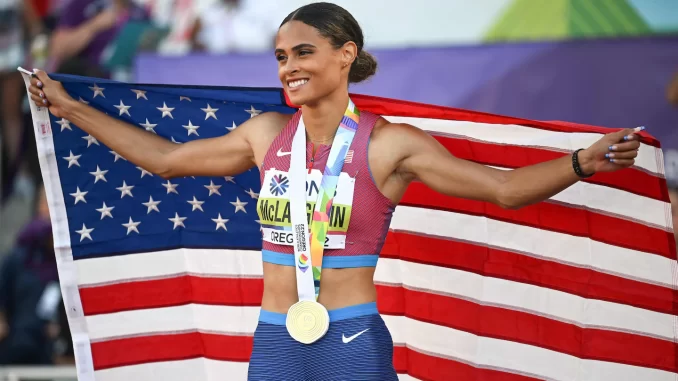 Sydney McLaughlin breaks the world record in the 400m hurdles

