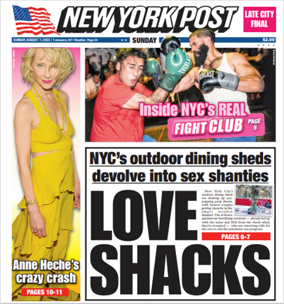 The mail cover with the food scales rotated "sex shanties" 