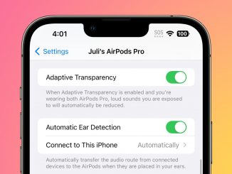 iOS 16.1 beta brings adaptive transparency to the original AirPods Pro