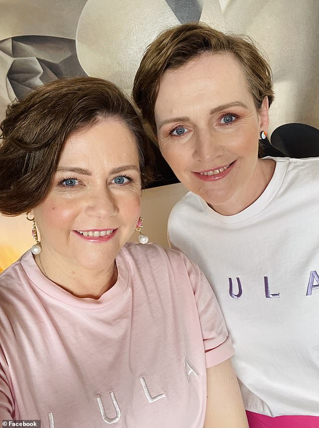 Aisling, 50, left, and Margaret, 46, right, Cunningham, were diagnosed with cancer within six weeks by an earth-shattering coincidence